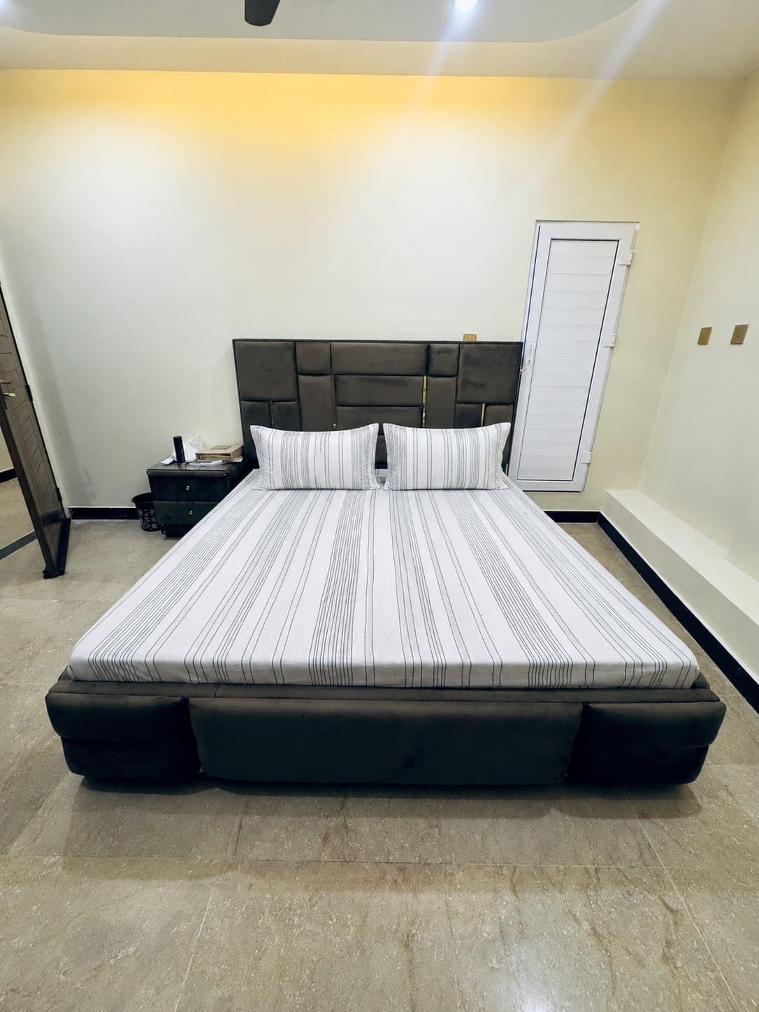 Standard King Bedroom — Clean, Spacious Stay at Chakwal Guest House